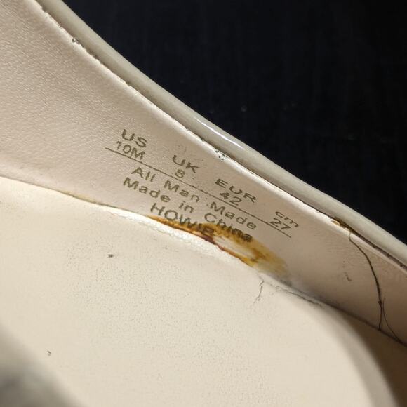 Franco Sarto Howie Patent Leather Heels Pumps Pointed Toe Womens 10 Corpcore - Picture 8 of 8